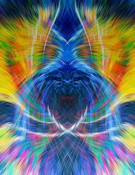 Design element for graphics Visionary surreal artworks Fractal Wall Art Des.. イラスト素材