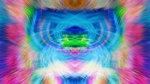 Design element for graphics Visionary surreal artworks Fractal Wall Art Des.. Stockillustratie