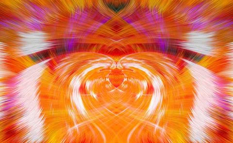 Design element for graphics Visionary surreal artworks Fractal Wall Art Des.. Stockillustratie