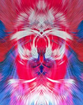 Design element for graphics Visionary surreal artworks Fractal Wall Art Des.. Stock Illustration