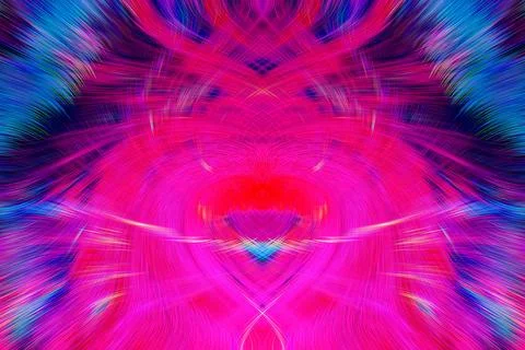 Design element for graphics Visionary surreal artworks Fractal Wall Art Des.. Stock Illustration