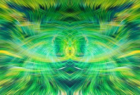 Design element for graphics Visionary surreal artworks Fractal Wall Art Des.. Stock Illustration