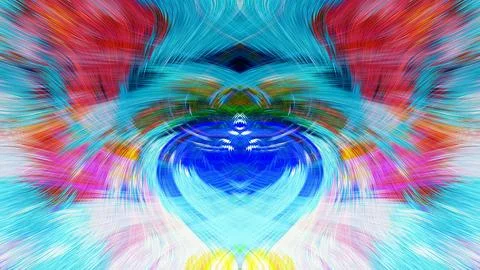 Design element for graphics Visionary surreal artworks Fractal Wall Art Des.. Illustrazione stock