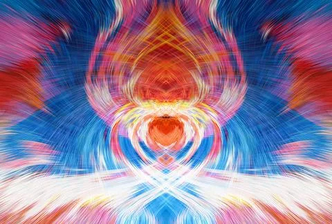 Design element for graphics Visionary surreal artworks Fractal Wall Art Des.. イラスト素材