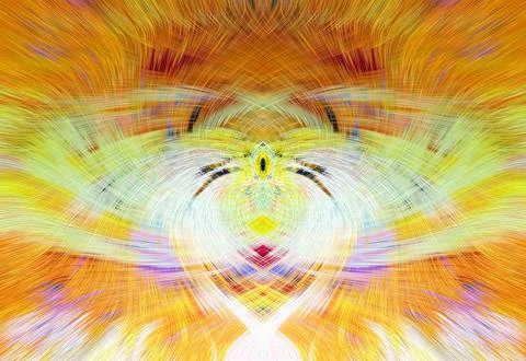 Design element for graphics Visionary surreal artworks Fractal Wall Art Des.. Illustrazione stock