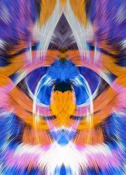 Design element for graphics Visionary surreal artworks Fractal Wall Art Des.. イラスト素材