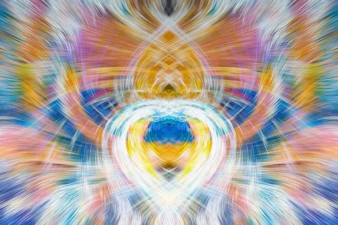 Design element for graphics Visionary surreal artworks Fractal Wall Art Des.. Stock Illustration