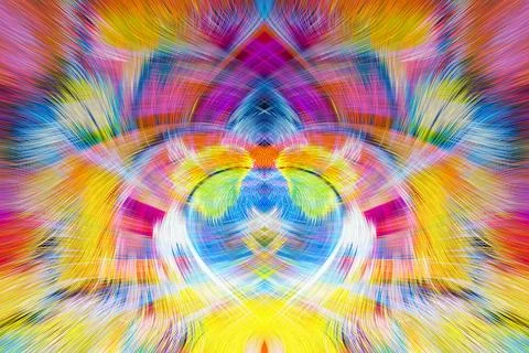 Design element for graphics Visionary surreal artworks Fractal Wall Art Des.. Illustrazione stock