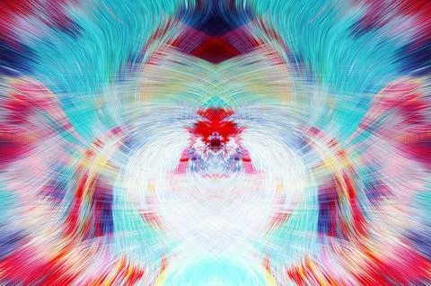 Design element for graphics Visionary surreal artworks Fractal Wall Art Des.. Stock Illustration