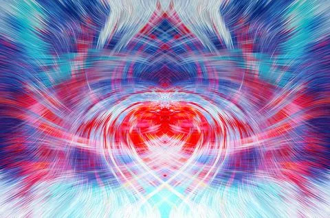 Design element for graphics Visionary surreal artworks Fractal Wall Art Des.. Stock Illustration