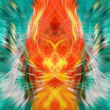 Design element for graphics Visionary surreal artworks Fractal Wall Art Des.. イラスト素材