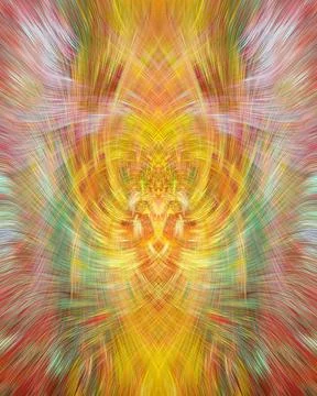 Design element for graphics Visionary surreal artworks Fractal Wall Art Des.. Stock Illustration