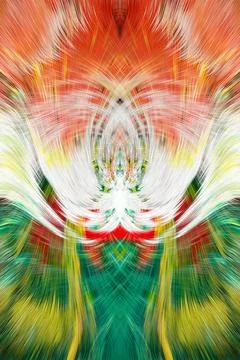 Design element for graphics Visionary surreal artworks Fractal Wall Art Des.. Illustrazione stock