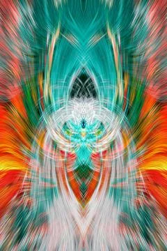 Design element for graphics Visionary surreal artworks Fractal Wall Art Des.. Ilustración de archivo