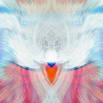 Design element for graphics Visionary surreal artworks Fractal Wall Art Des.. Illustrazione stock