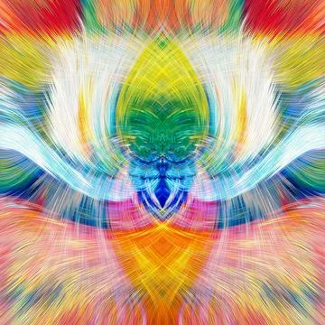 Design element for graphics Visionary surreal artworks Fractal Wall Art Des.. Stock Illustration