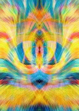 Design element for graphics Visionary surreal artworks Fractal Wall Art Des.. イラスト素材