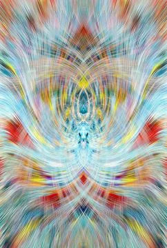 Design element for graphics Visionary surreal artworks Fractal Wall Art Des.. 스톡 일러스트