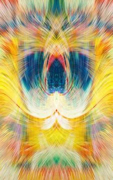 Design element for graphics Visionary surreal artworks Fractal Wall Art Des.. Ilustración de archivo