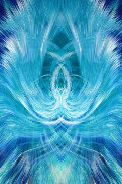 Design element for graphics Visionary surreal artworks Fractal Wall Art Des.. Stock Illustration
