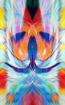 Design element for graphics Visionary surreal artworks Fractal Wall Art Des.. Ilustración de archivo