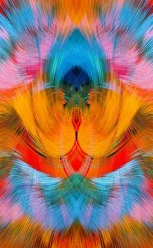 Design element for graphics Visionary surreal artworks Fractal Wall Art Des.. 스톡 일러스트