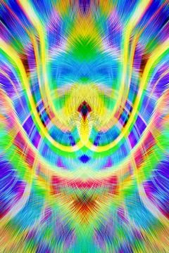 Design element for graphics Visionary surreal artworks Fractal Wall Art Des.. Stock Illustration