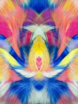 Design element for graphics Visionary surreal artworks Fractal Wall Art Des.. Ilustración de archivo
