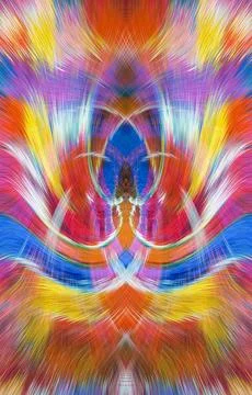 Design element for graphics Visionary surreal artworks Fractal Wall Art Des.. 스톡 일러스트