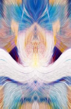 Design element for graphics Visionary surreal artworks Fractal Wall Art Des.. Illustrazione stock