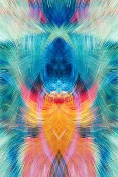 Design element for graphics Visionary surreal artworks Fractal Wall Art Des.. Ilustración de archivo