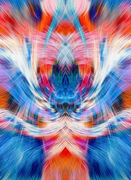 Design element for graphics Visionary surreal artworks Fractal Wall Art Des.. イラスト素材