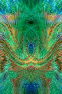 Design element for graphics Visionary surreal artworks Fractal Wall Art Des.. Ilustración de archivo