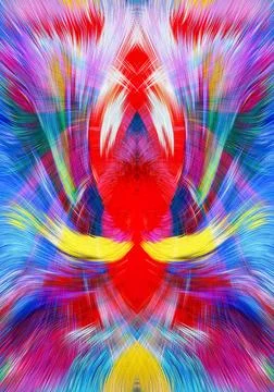 Design element for graphics Visionary surreal artworks Fractal Wall Art Des.. 스톡 일러스트