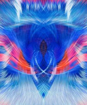 Design element for graphics Visionary surreal artworks Fractal Wall Art Des.. Stock Illustration