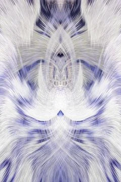 Design element for graphics Visionary surreal artworks Fractal Wall Art Des.. Illustrazione stock