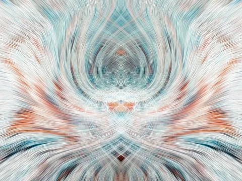 Design element for graphics Visionary surreal artworks Fractal Wall Art Des.. Stock Illustration