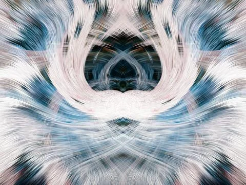 Design element for graphics Visionary surreal artworks Fractal Wall Art Des.. Stock Illustration