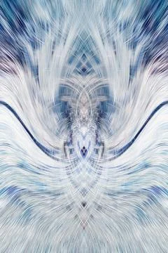 Design element for graphics Visionary surreal artworks Fractal Wall Art Des.. Illustrazione stock