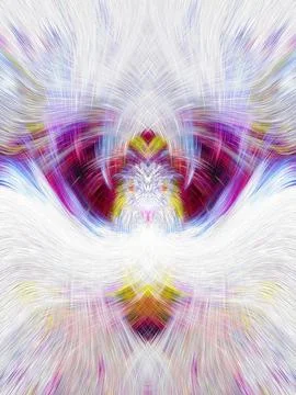 Design element for graphics Visionary surreal artworks Fractal Wall Art Des.. Stock Illustration
