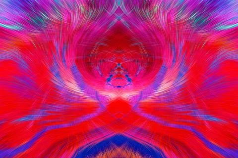 Design element for graphics Visionary surreal artworks Fractal Wall Art Des.. Stock Illustration