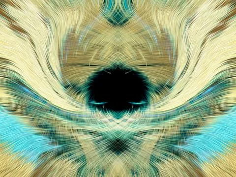 Design element for graphics Visionary surreal artworks Fractal Wall Art Des.. Stock Illustration