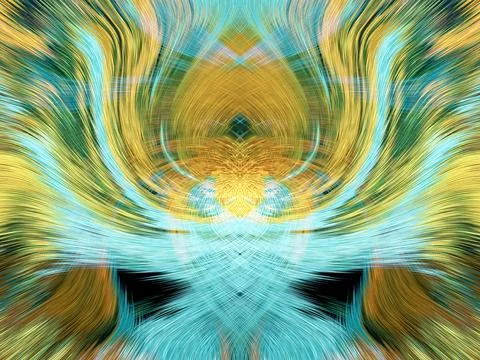 Design element for graphics Visionary surreal artworks Fractal Wall Art Des.. Ilustración de archivo