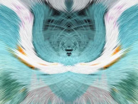 Design element for graphics Visionary surreal artworks Fractal Wall Art Des.. Ilustración de archivo