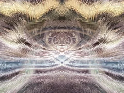 Design element for graphics Visionary surreal artworks Fractal Wall Art Des.. Illustrazione stock
