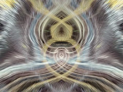 Design element for graphics Visionary surreal artworks Fractal Wall Art Des.. Stock Illustration