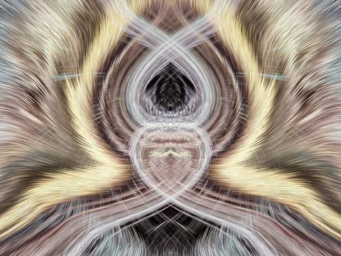 Design element for graphics Visionary surreal artworks Fractal Wall Art Des.. Stockillustratie
