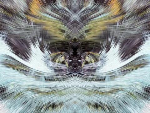 Design element for graphics Visionary surreal artworks Fractal Wall Art Des.. Illustrazione stock