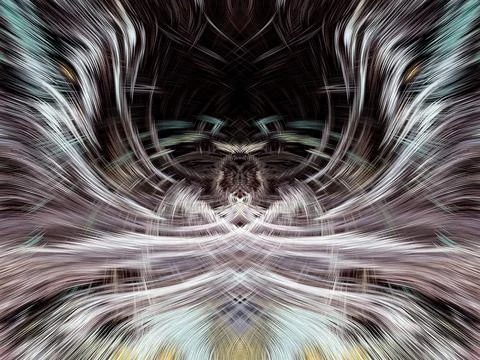Design element for graphics Visionary surreal artworks Fractal Wall Art Des.. Ilustración de archivo