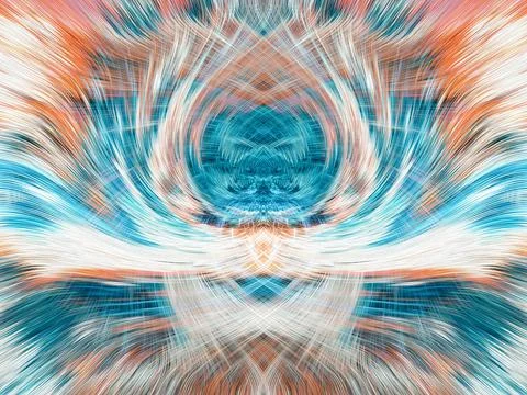 Design element for graphics Visionary surreal artworks Fractal Wall Art Des.. 스톡 일러스트